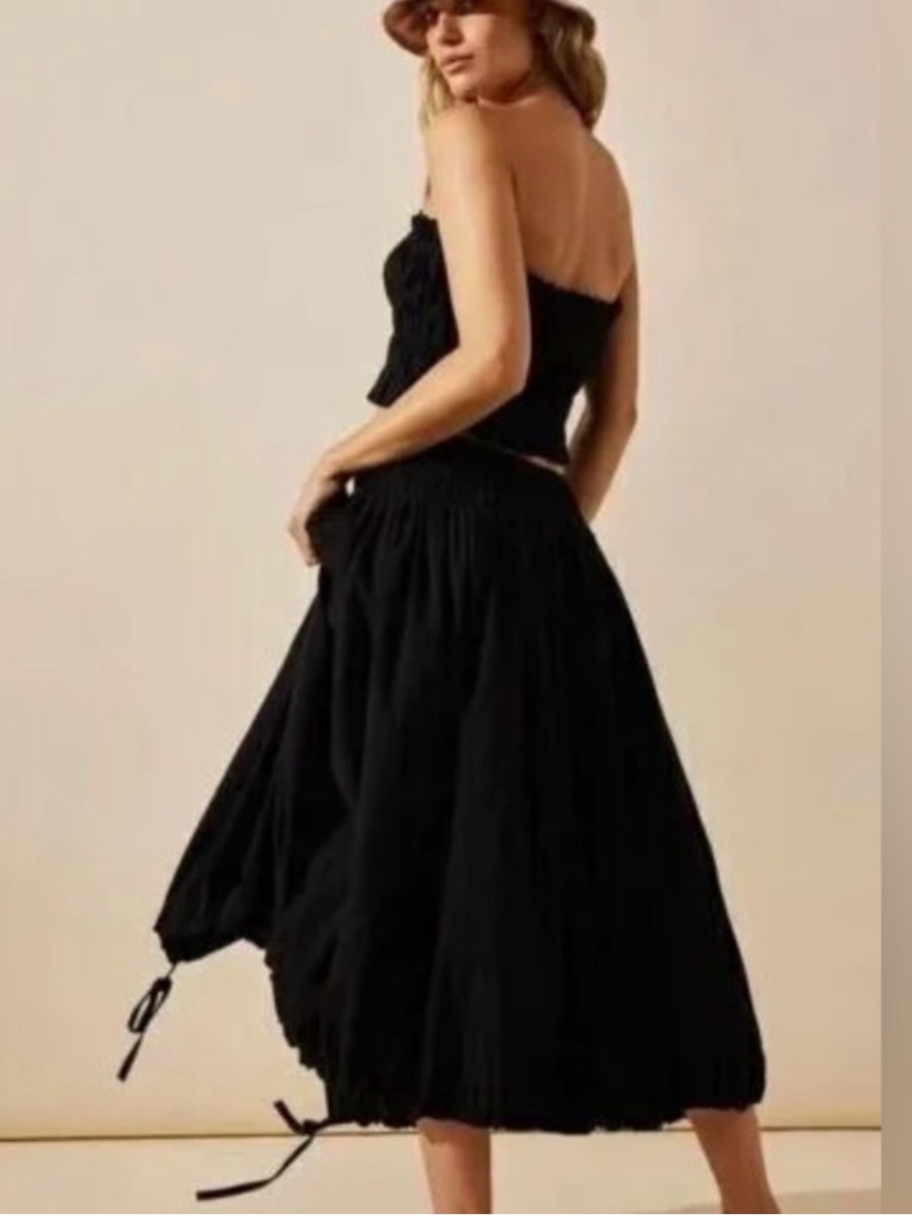 NWOT Free people All The Things Set in black size L